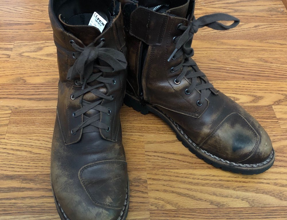 worn boots
