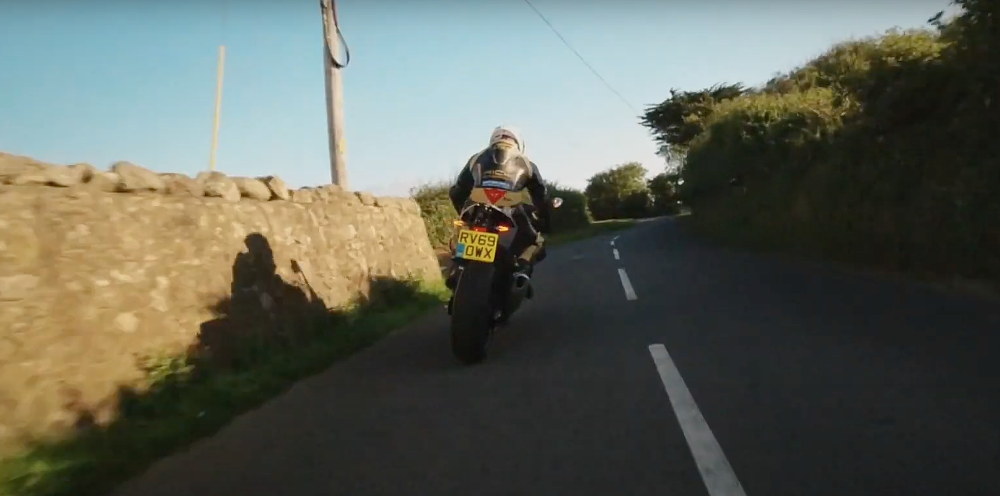 test riding the Isle of Wight course