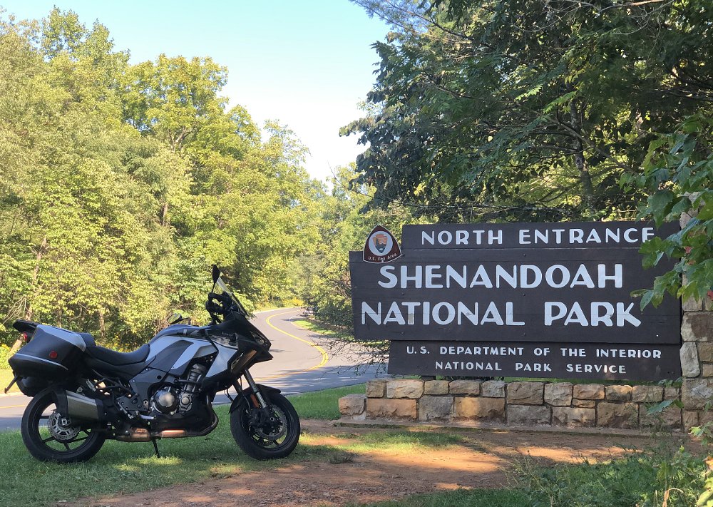 entrance to Shenandoah National Park