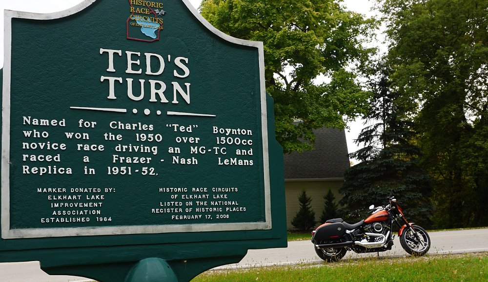 2020 Harley-Davidson Sport Glide first ride on the old Elkhart Lake road course