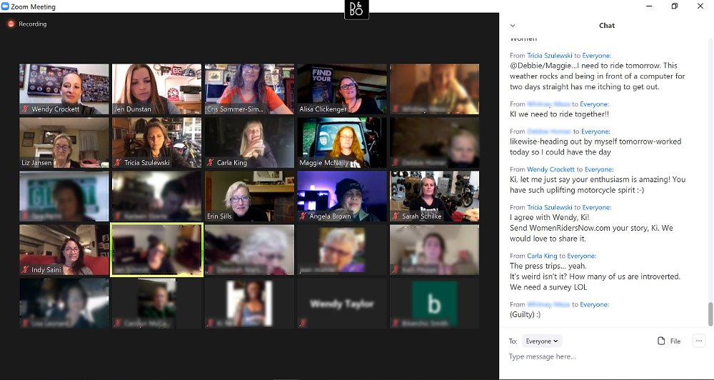 after-hours party at the online conference