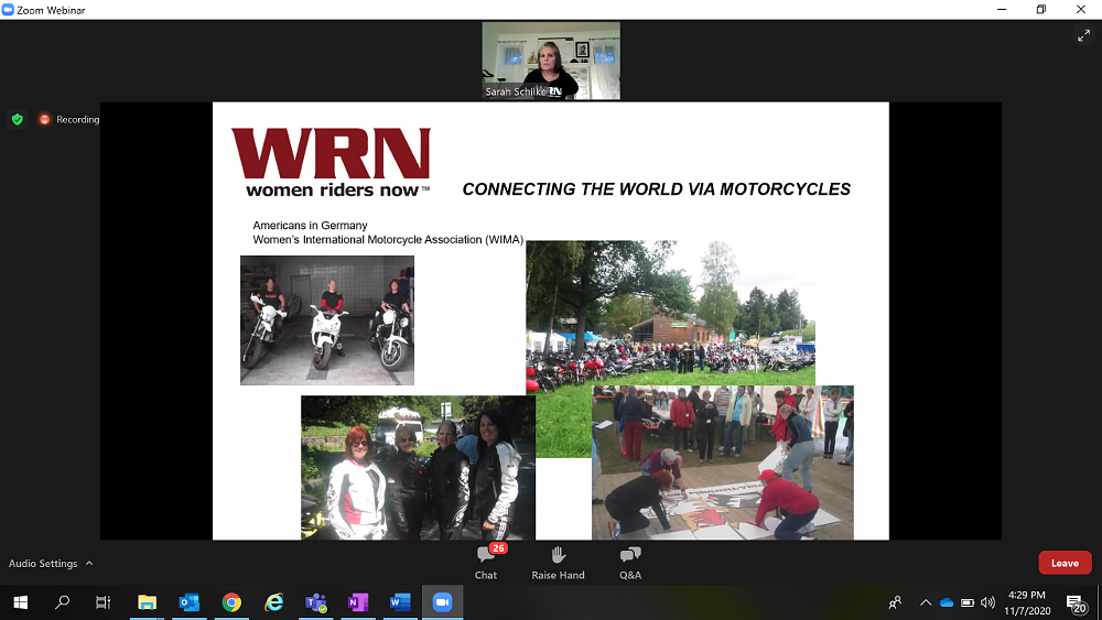 Sarah Schilke of Women Riders Now