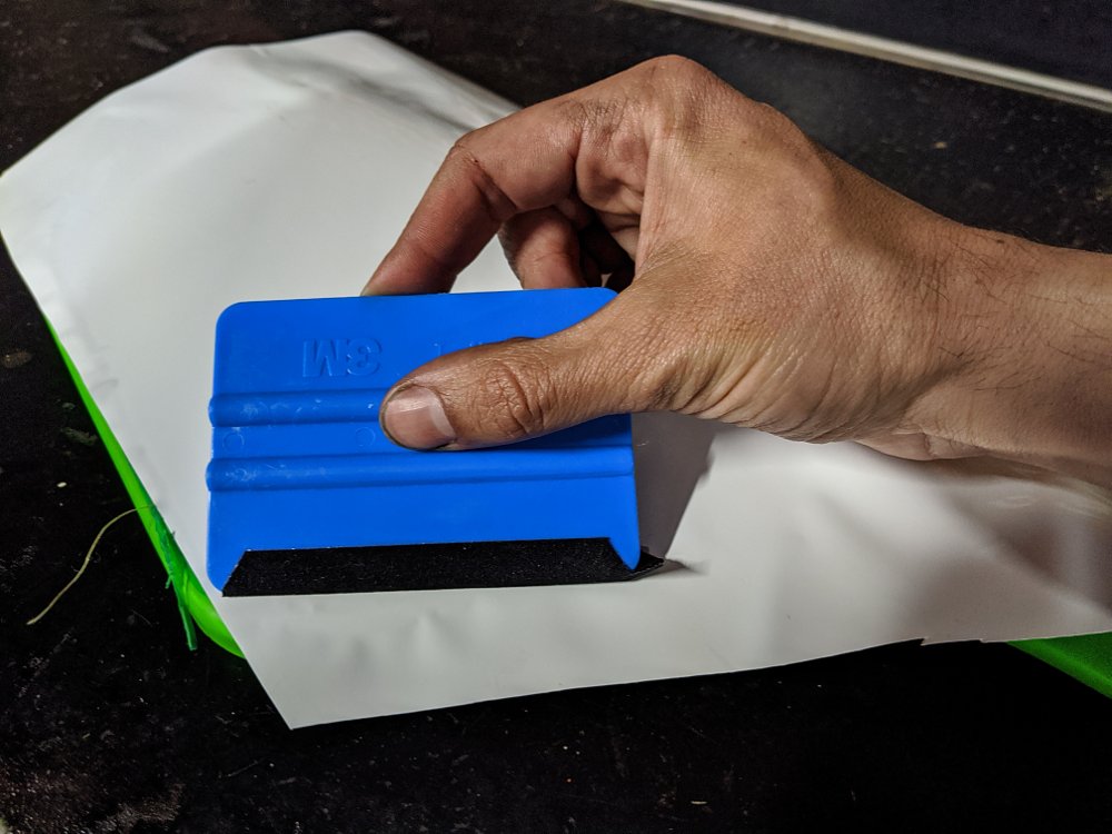 Vinyl wrap motorcycle