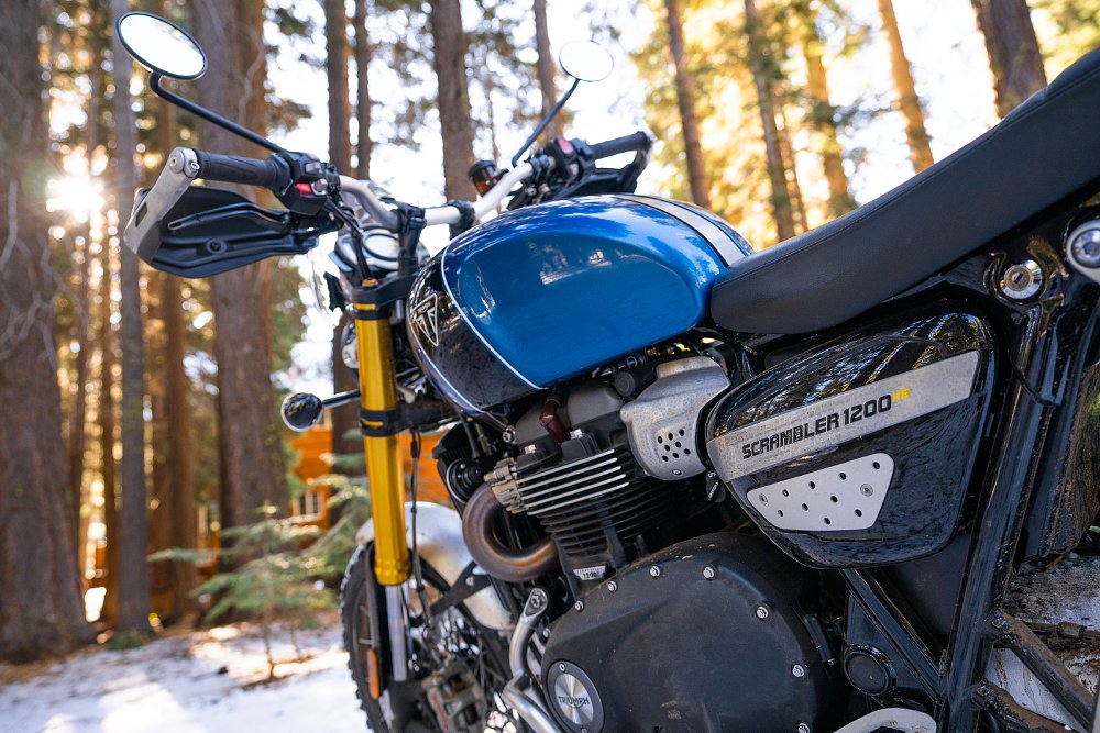 Triumph Scrambler 1200 detail.
