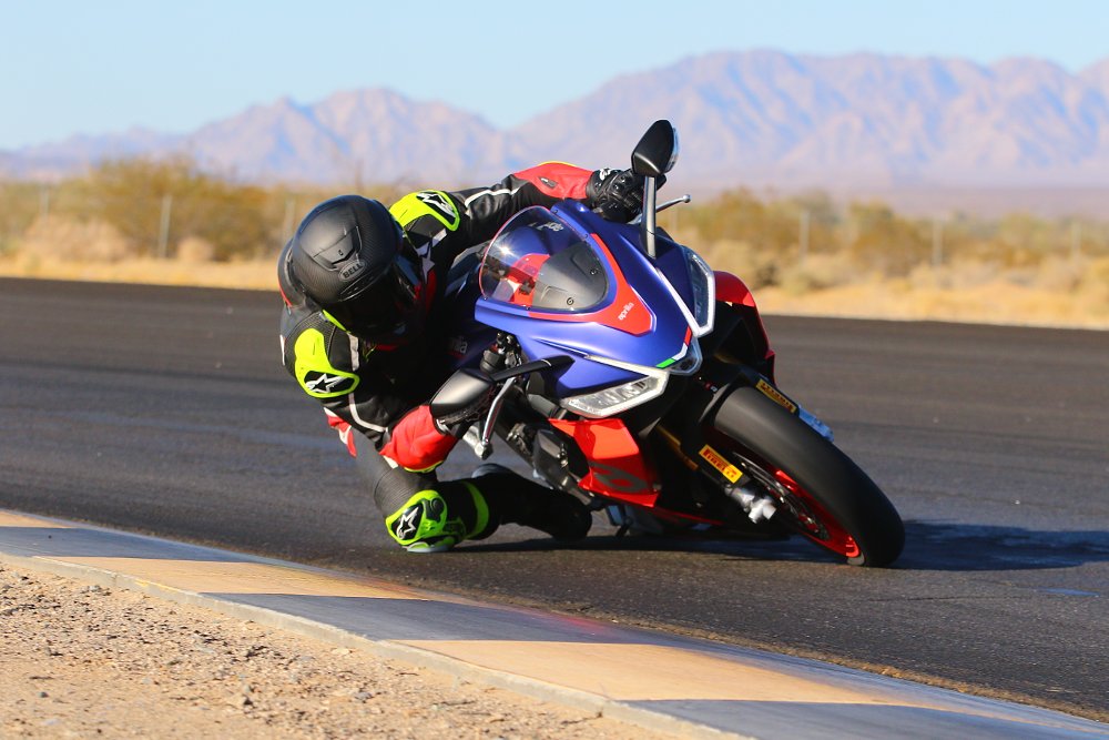 Aprilia RS 660 track test.