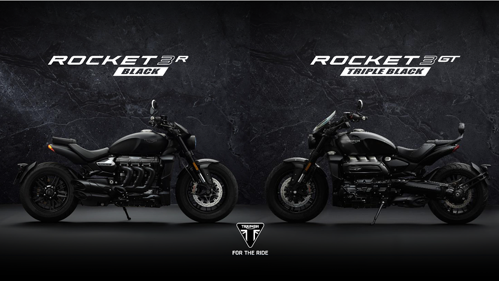 2021 Triumph Rocket 3 R Black and Rocket 3 GT Triple Black first look
