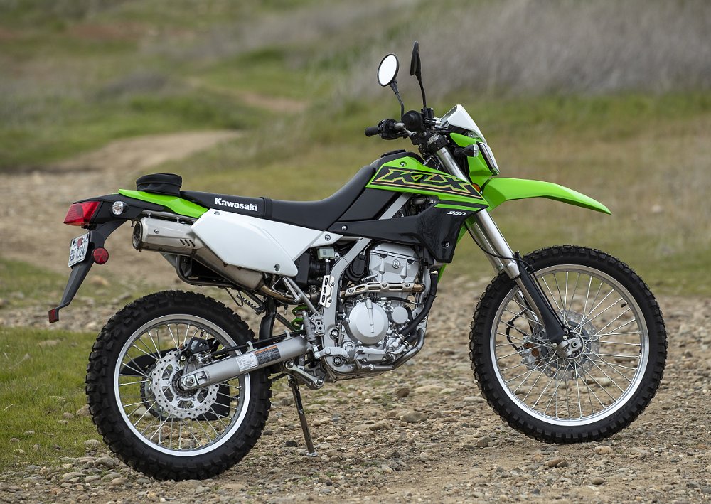 Kawasaki KLX300 in Lime Green
