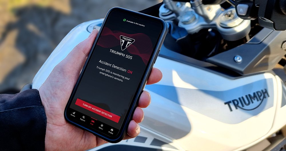 Triumph's SOS app: Faster medical response from your phone