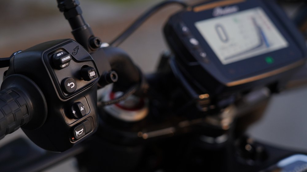 2022 Indian FTR left handlebar switchgear