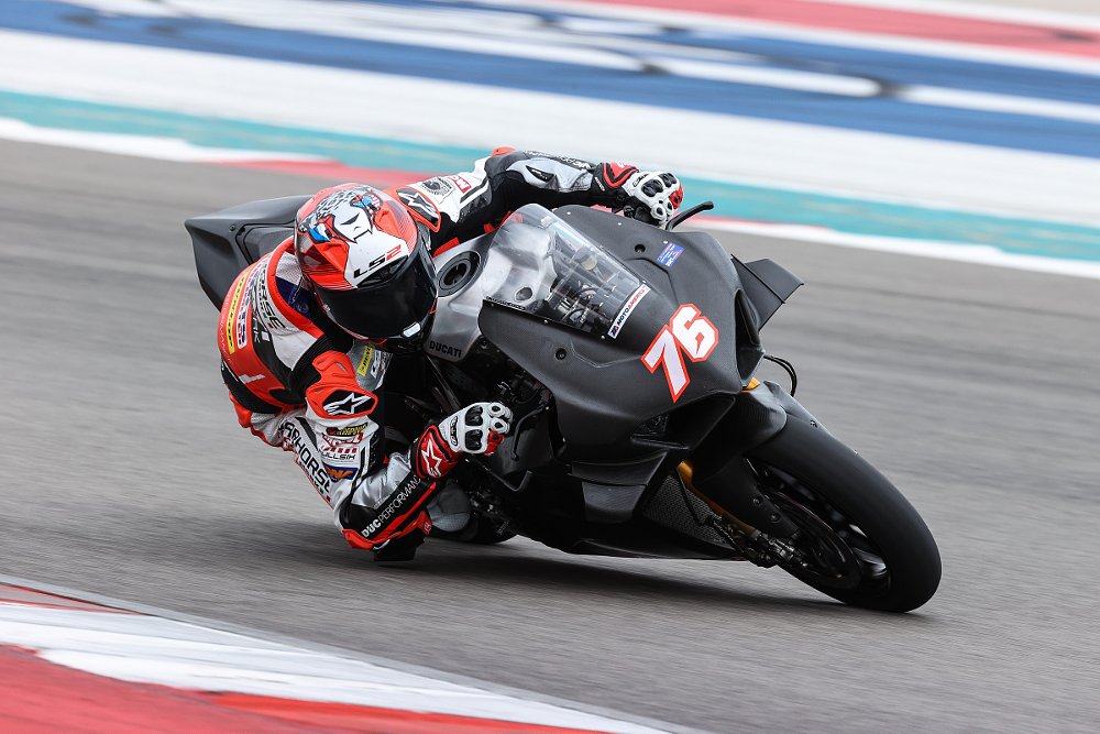 Loris Baz at the preseason test