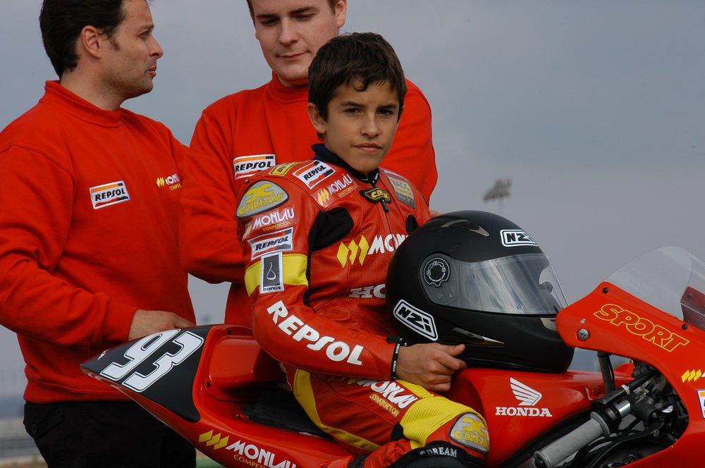 Marc Marquez as a young racer