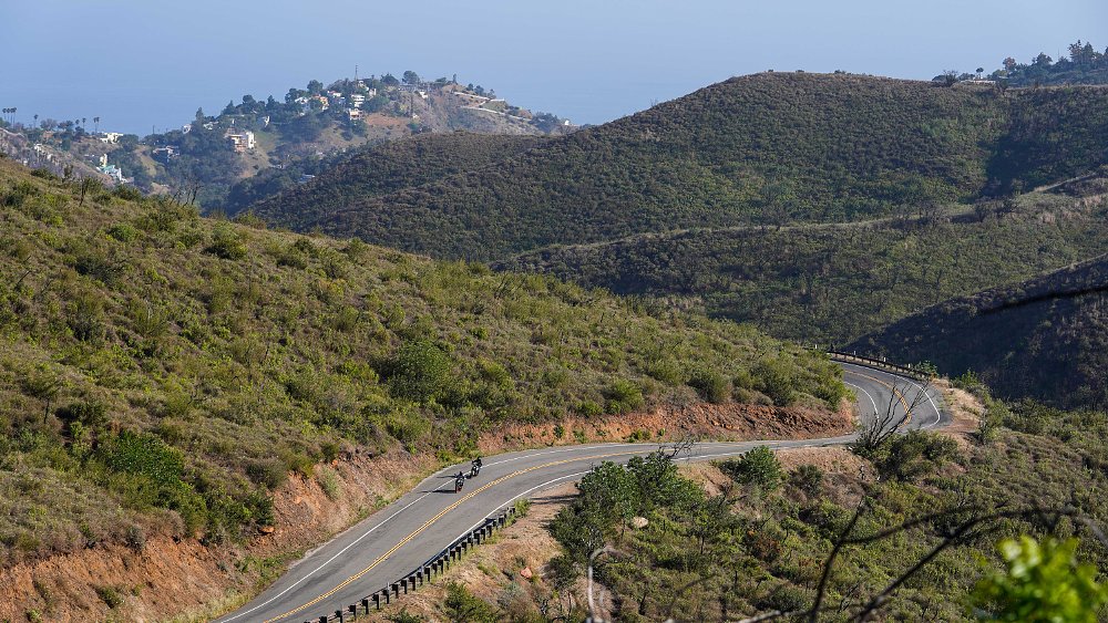 Latigo Canyon in Malibu.