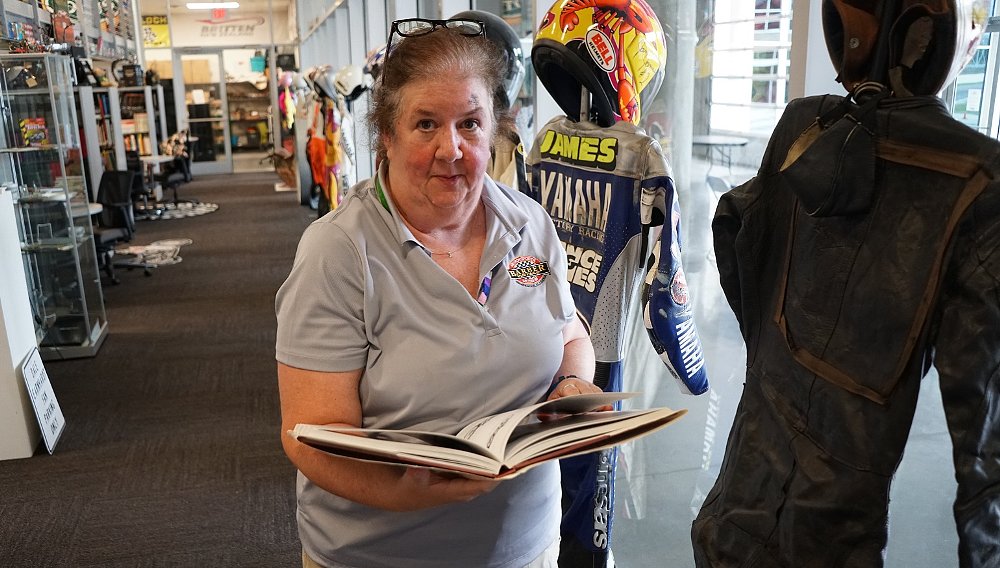 A massive motorcycle library is hidden away in the Barber Museum