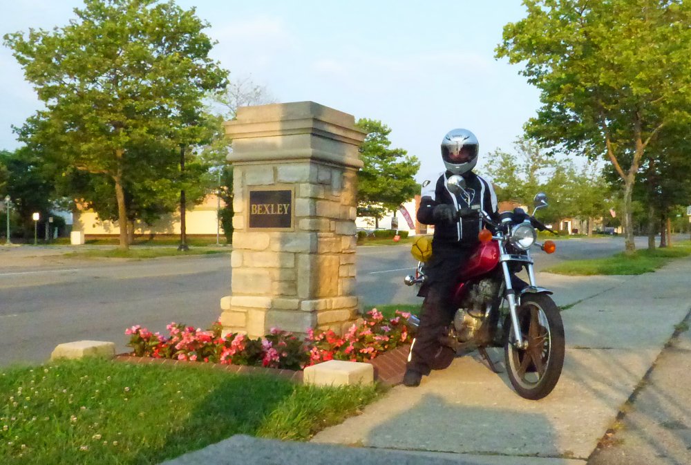 leaving Bexley on the GN125