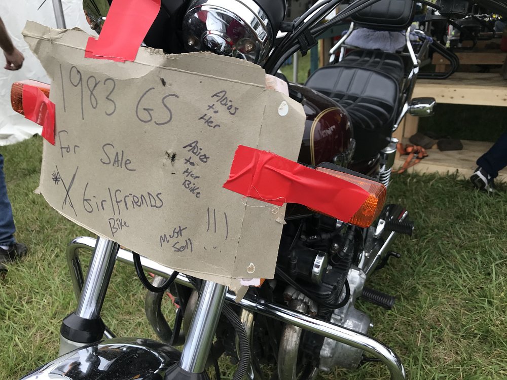 ex-girlfriend's motorcycle for sale, must go