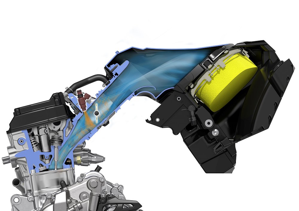 2022 Honda CRF250R engine intake tract