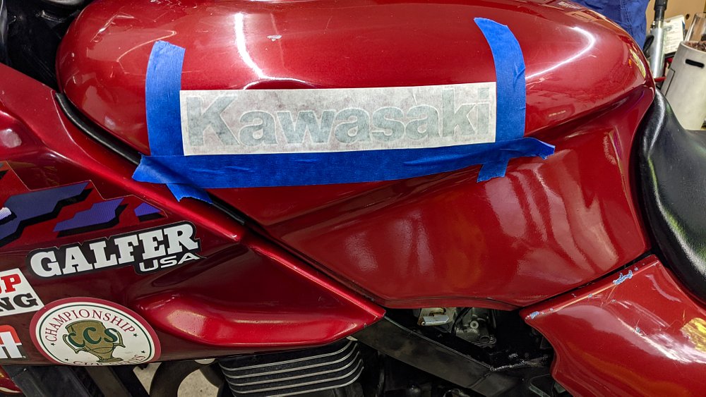 Kawasaki Ninja 500 decals