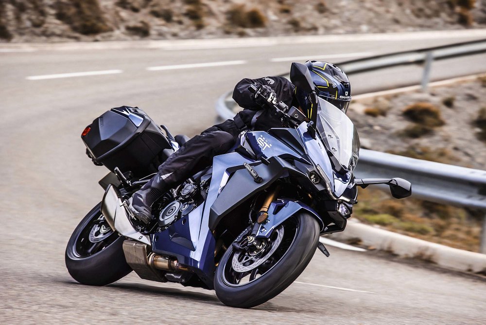 Suzuki GSX-S1000GT+ on the road