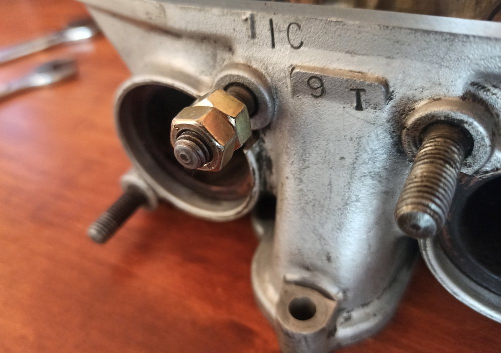 two-nut method on a broken bolt