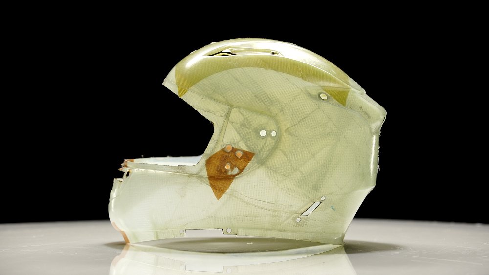 Motorcycle helmet shell