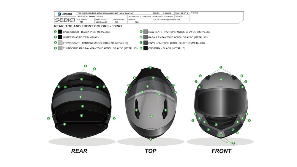 Motorcycle helmet graphic