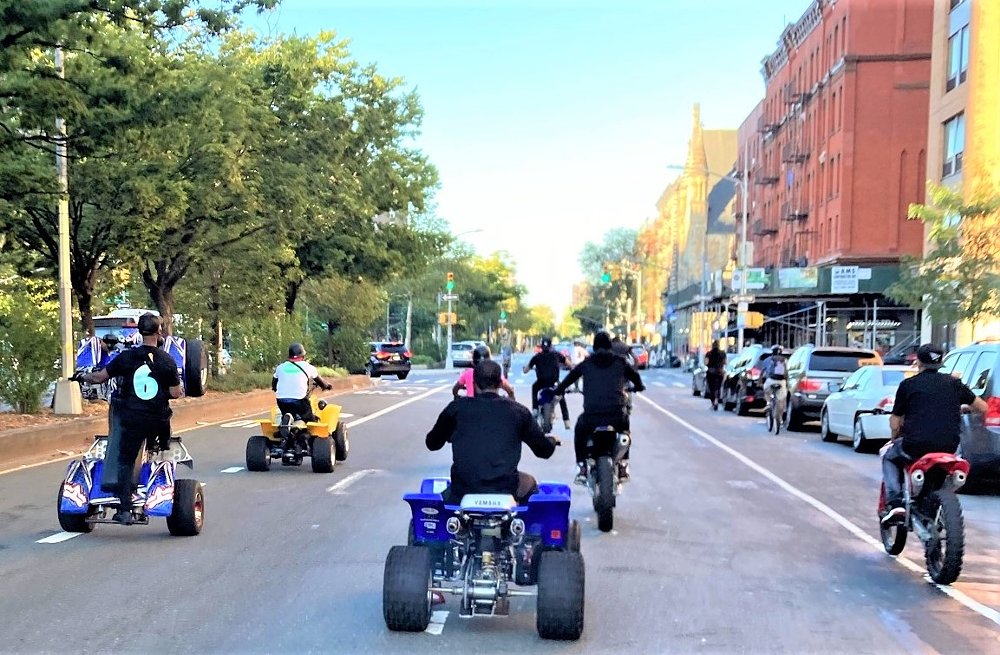 bike life riders on the city streets