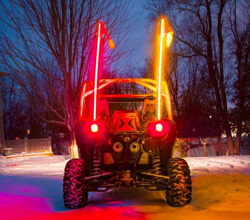 LED lights on a SXS