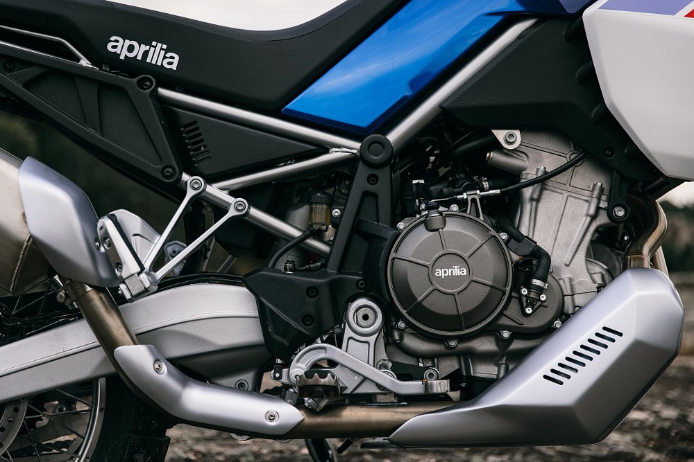 Aprilia's 660 cc engine in the Tuareg