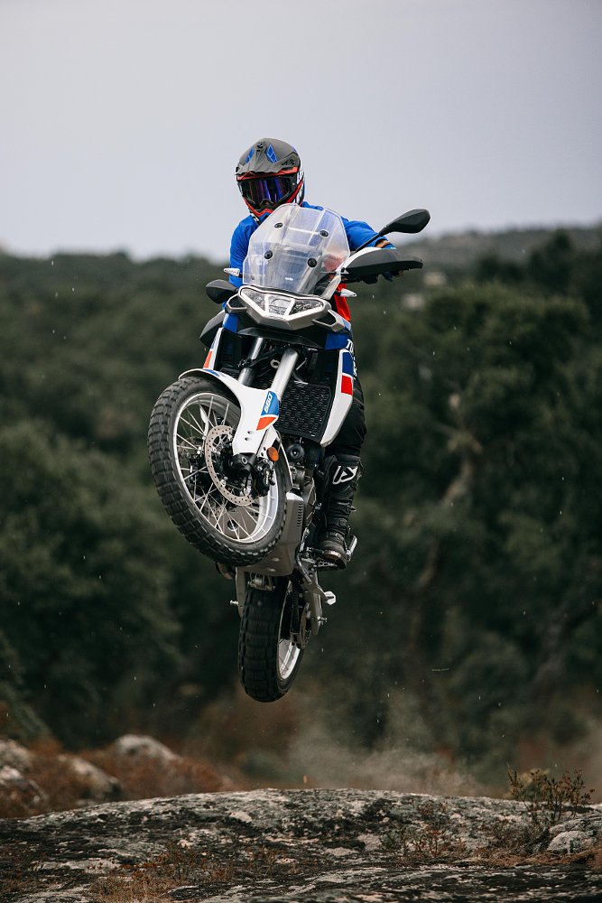 Tuareg jumping off road