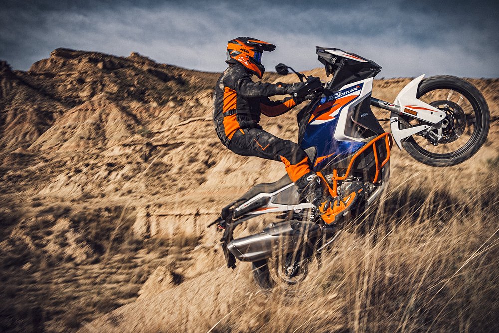 KTM Adventure motorcycle