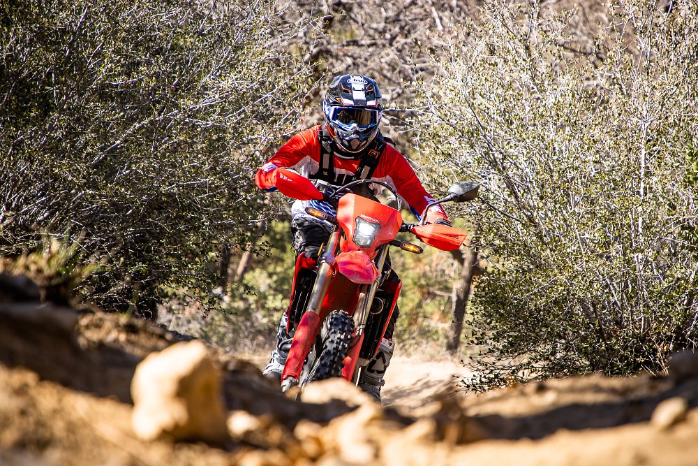 One tank of gas through a 2022 Honda CRF450RL 
