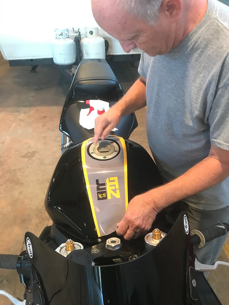 applying the decals