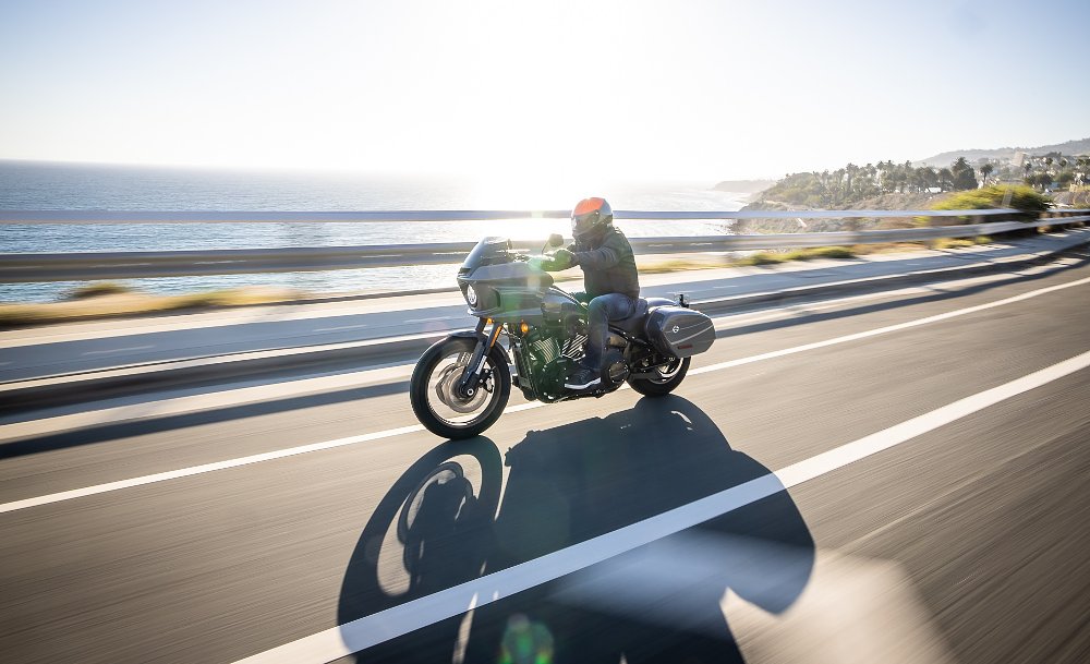 2022 Harley-Davidson Low Rider ST on the road