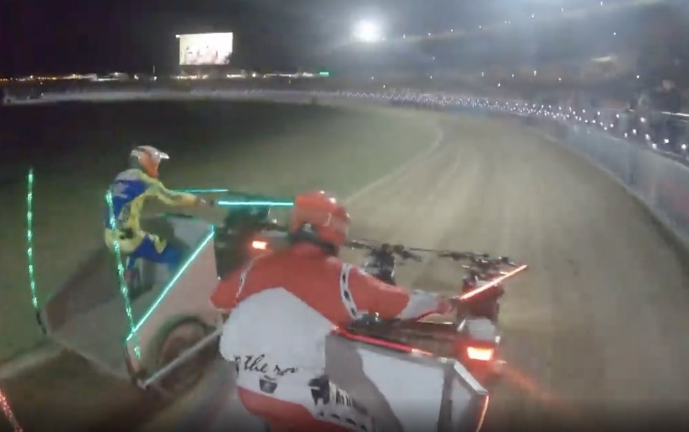 Video: Husqvarna-powered chariot racing pays tribute to Aussie history