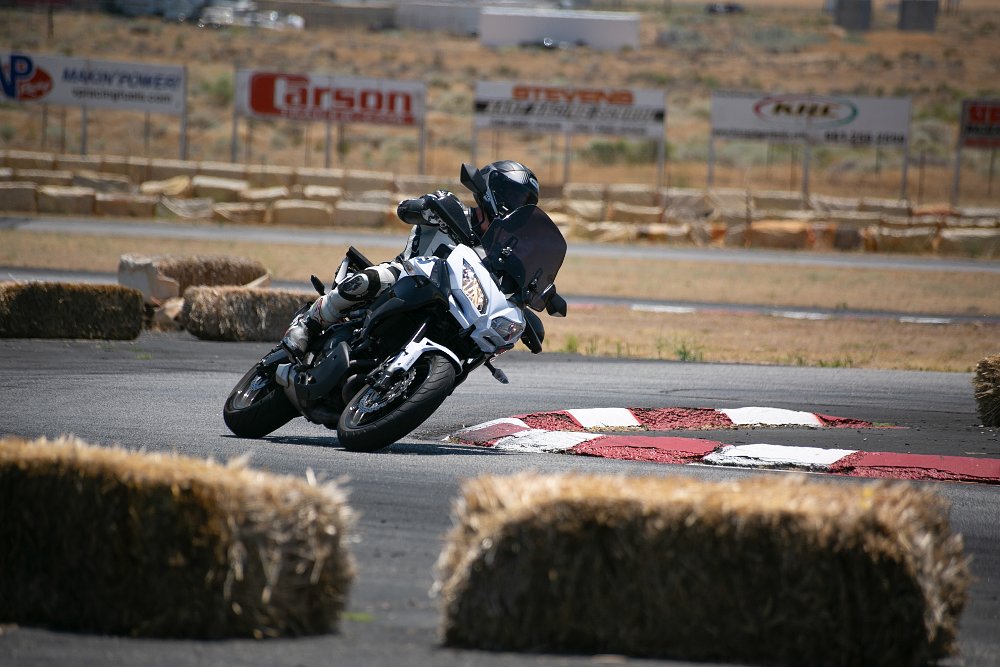 Versys 650 at the track.