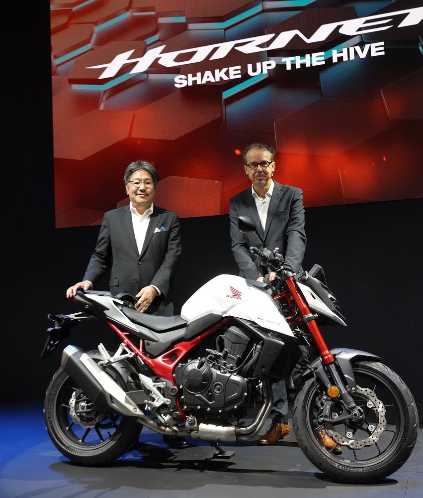 Honda Hornet being displayed at Intermot