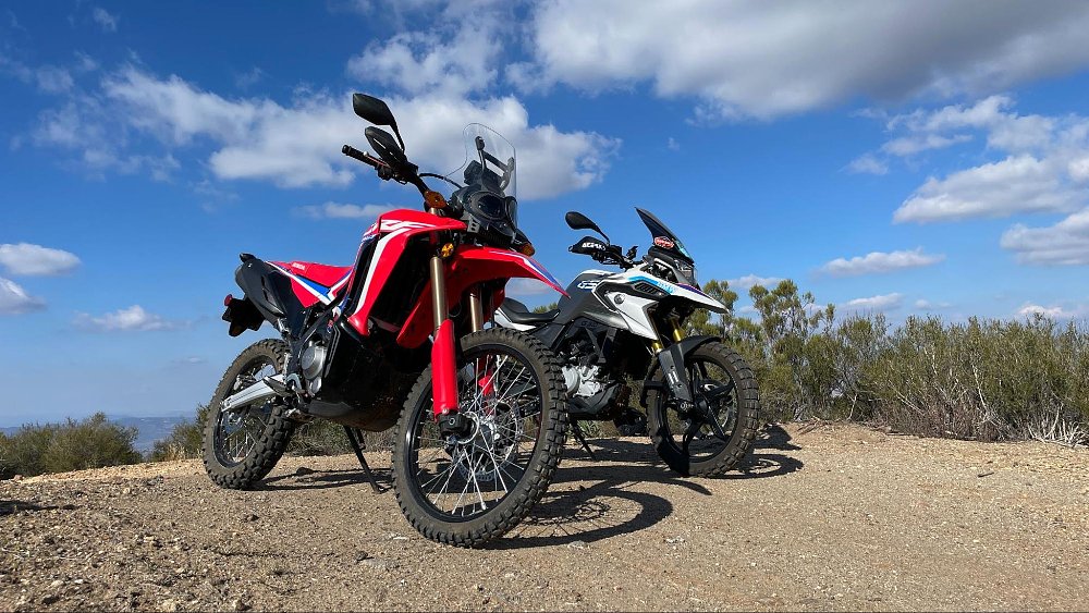 Beginner-friendly ADV vs. dual-sport showdown: BMW G 310 GS vs. Honda CRF300L Rally