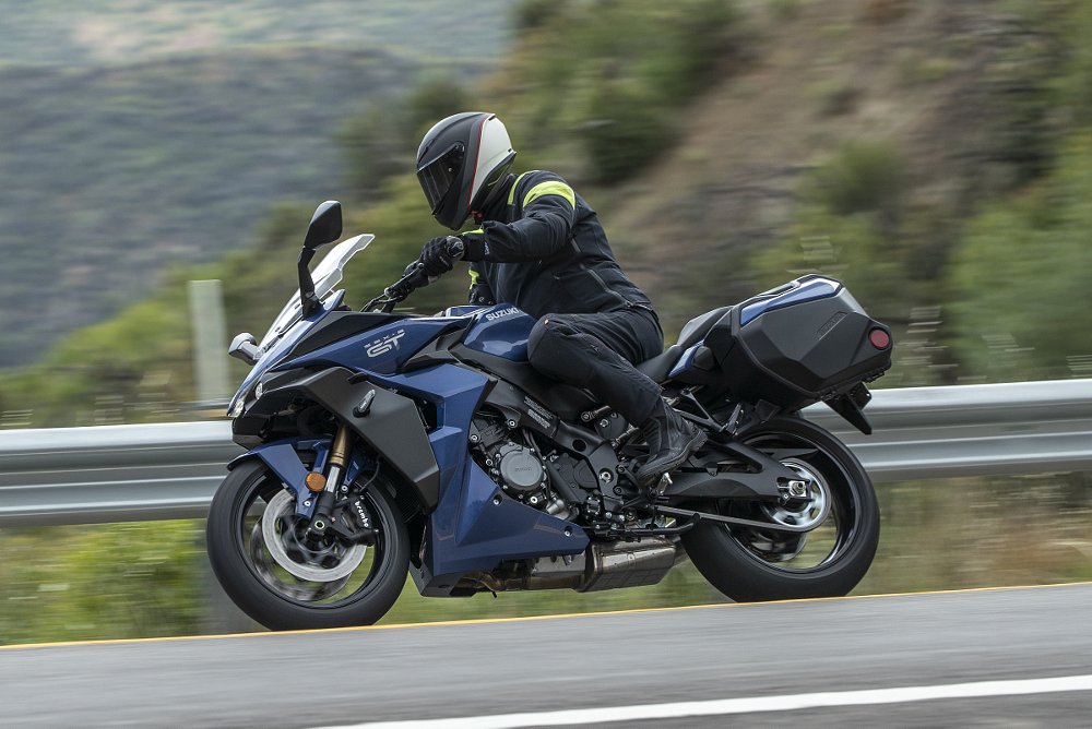 Suzuki GSX-S1000GT+ on the road