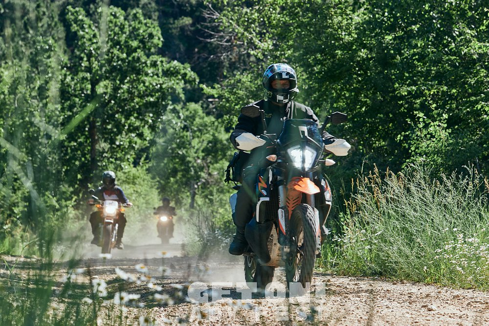 riding on the trails in the Black Hills of South Dakota
