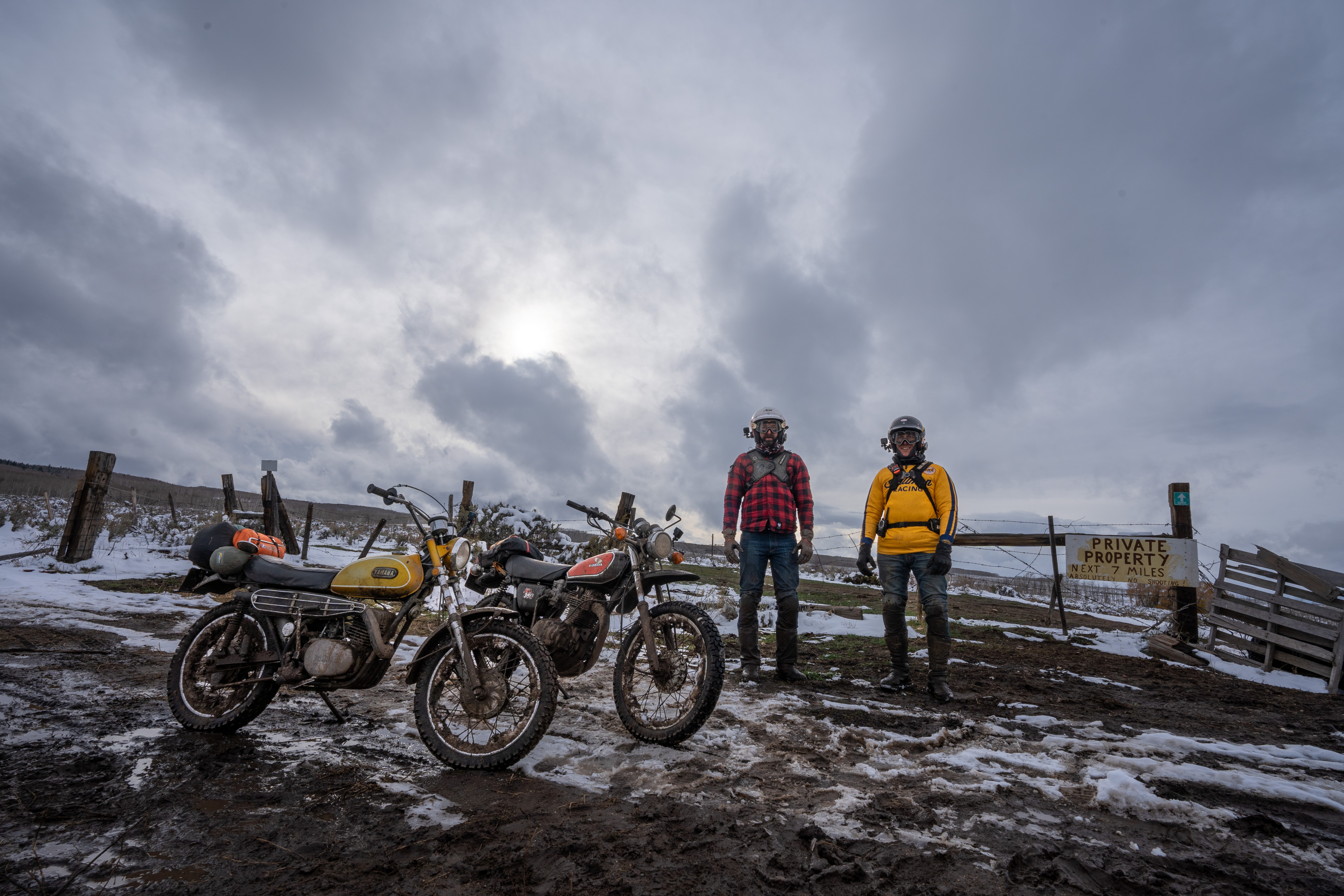 Pavement is lava: Riding the original dual-sports across Wyoming