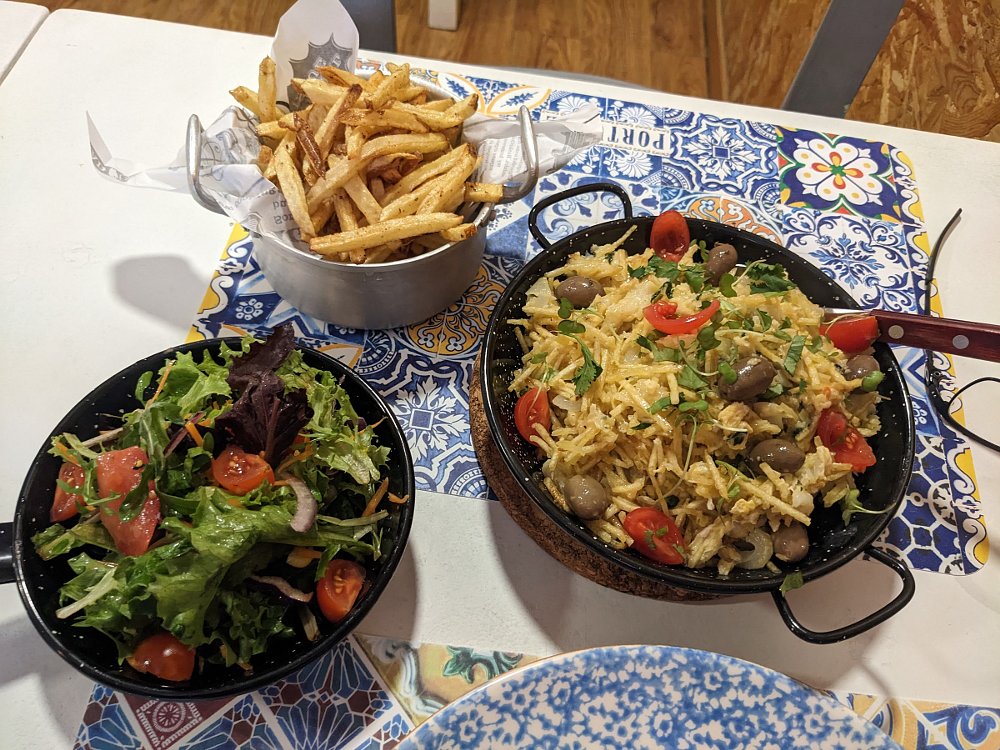 meal served at a local restaurant