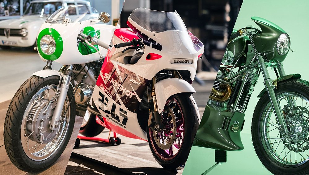 April custom roundup: '80s-style sport bike and two café racers