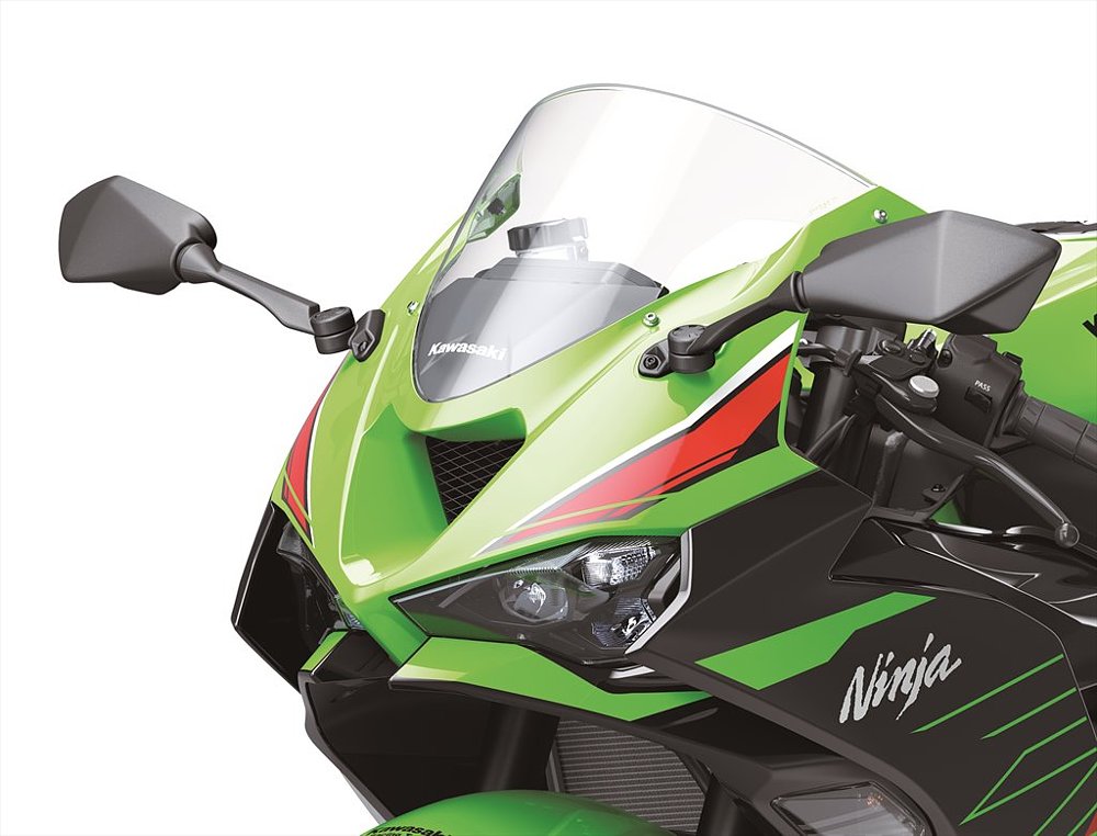 The ZX-6R earns a facelift for the 2024 model year.