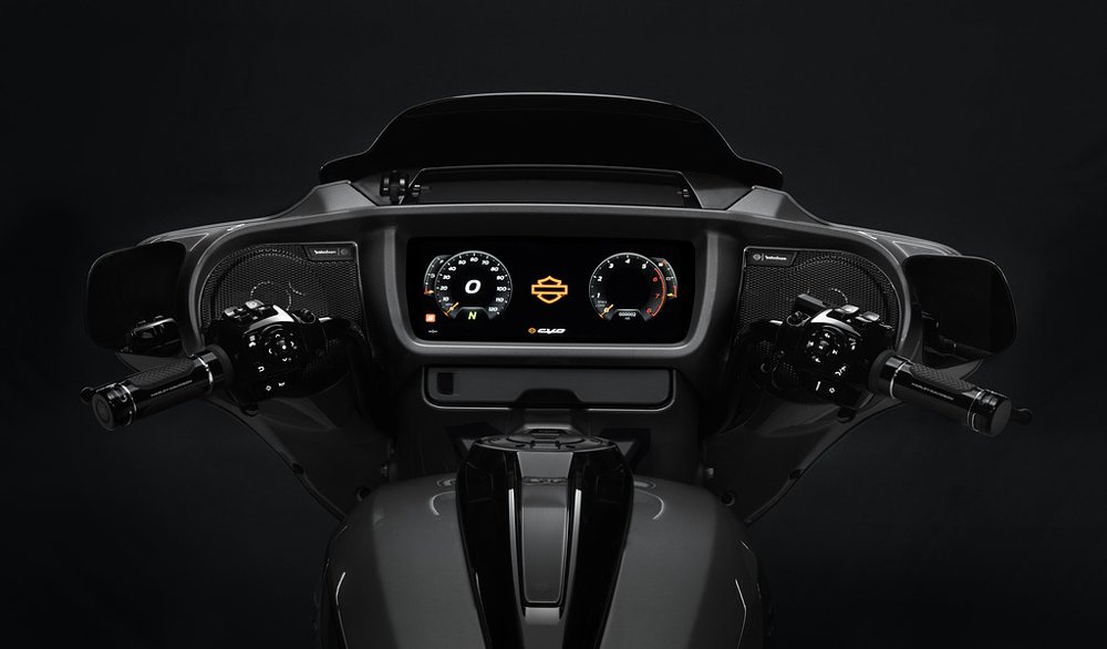 A 12.3-inch TFT dash centralizes all the ride information in one place.