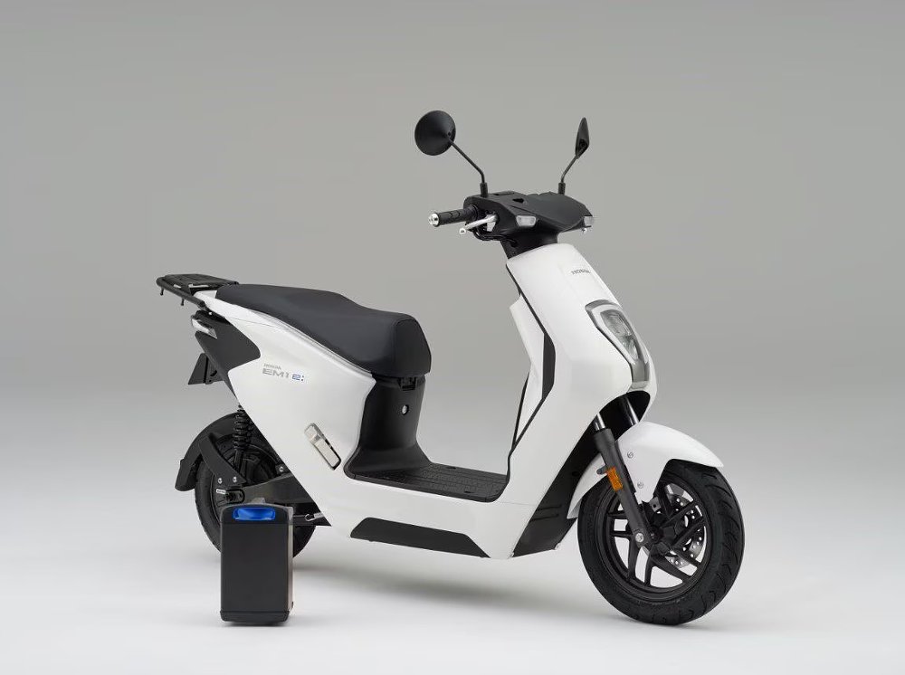 Honda debuted its EM1 e: electric scooter in Europe in 2023.