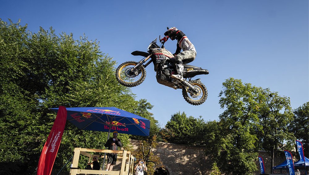 The new ADV marketing: Sending big bikes into treacherous hard enduro terrain