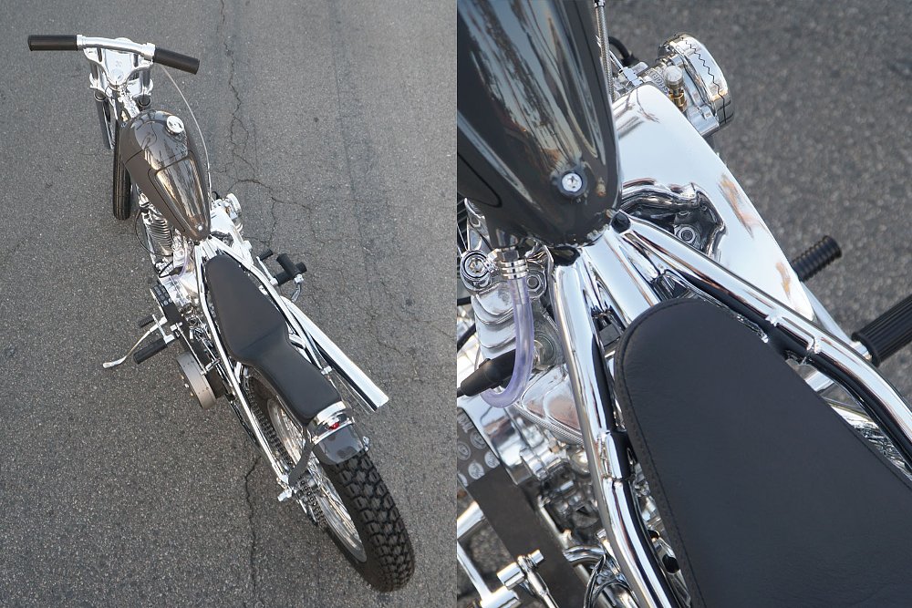 overhead views of the chopper