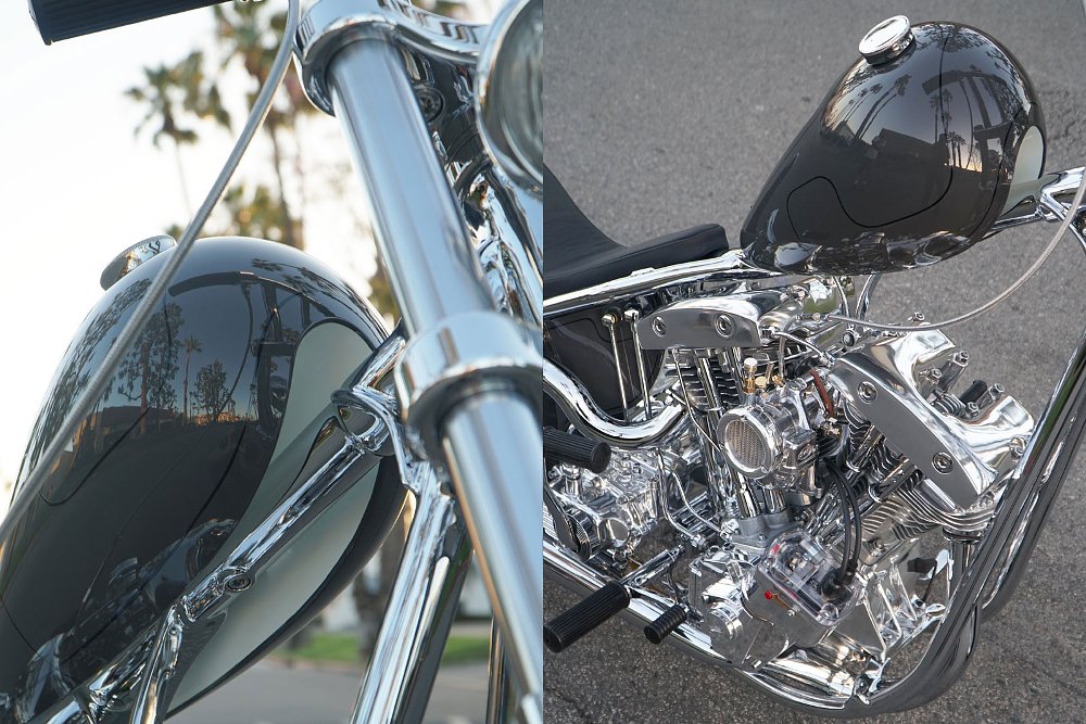 detail shots of the Shovelhead
