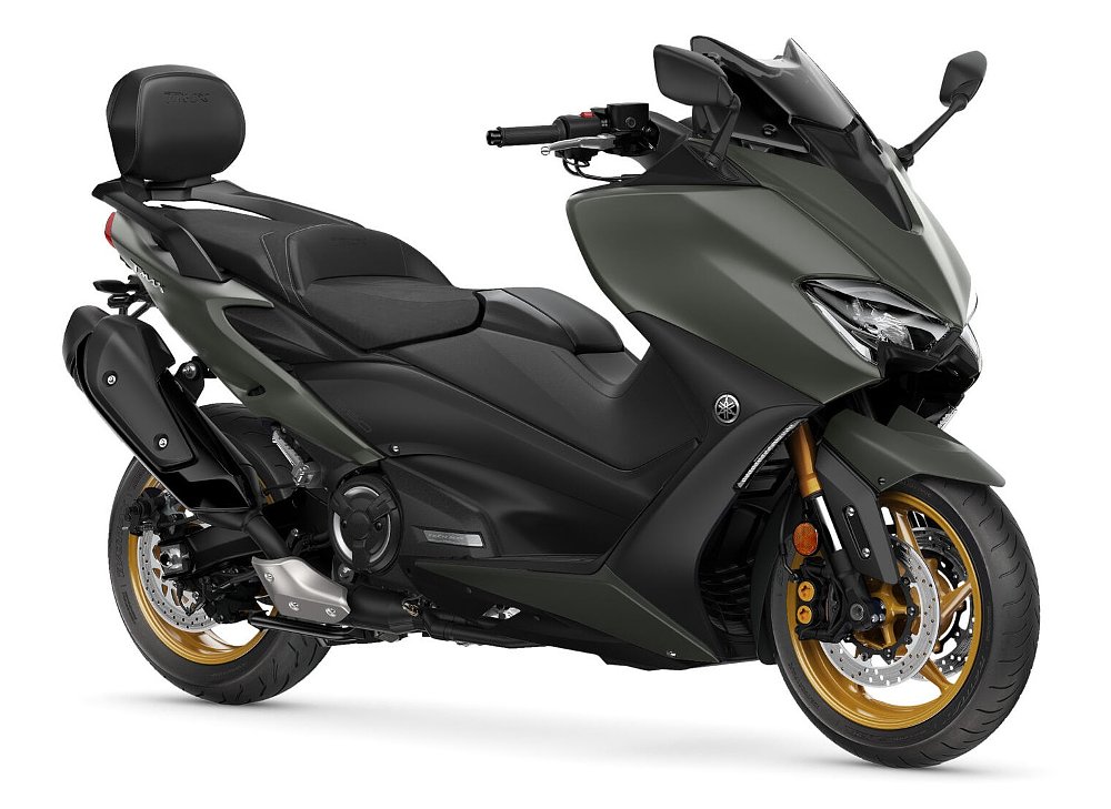 Studio photo of the Yamaha TMAX scooter