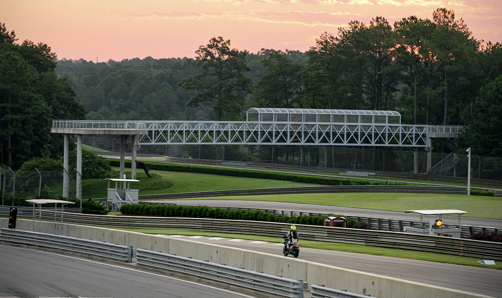 Sunrise at Barber during the MNNTHBX 50cc record attempt